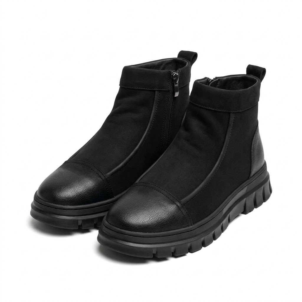 Ghete Casual Bărbați Franco Gerardo 5787 Negru – vedere 17