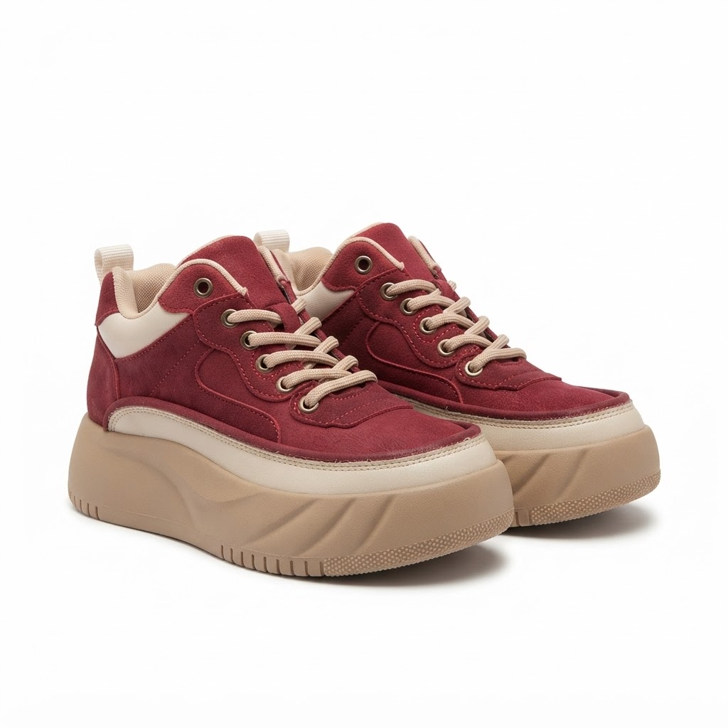 Pantofi Sport Damă Franco Gerardo 77038 Roșu – vedere 17