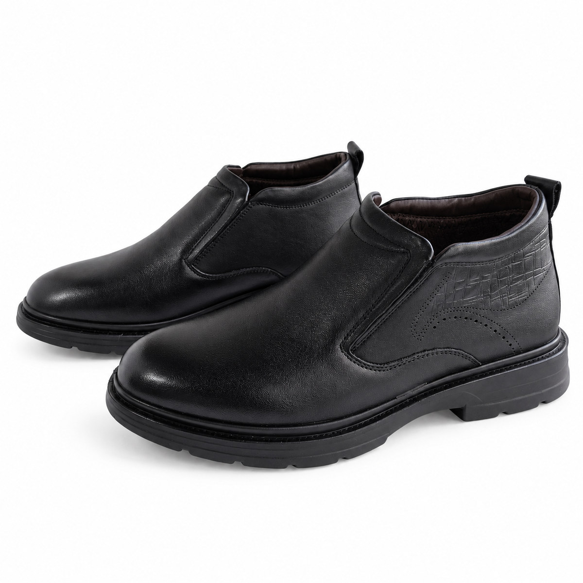 GHETE CASUAL BARBATI MELS 91878-F NEGRE - vedere 18/20
