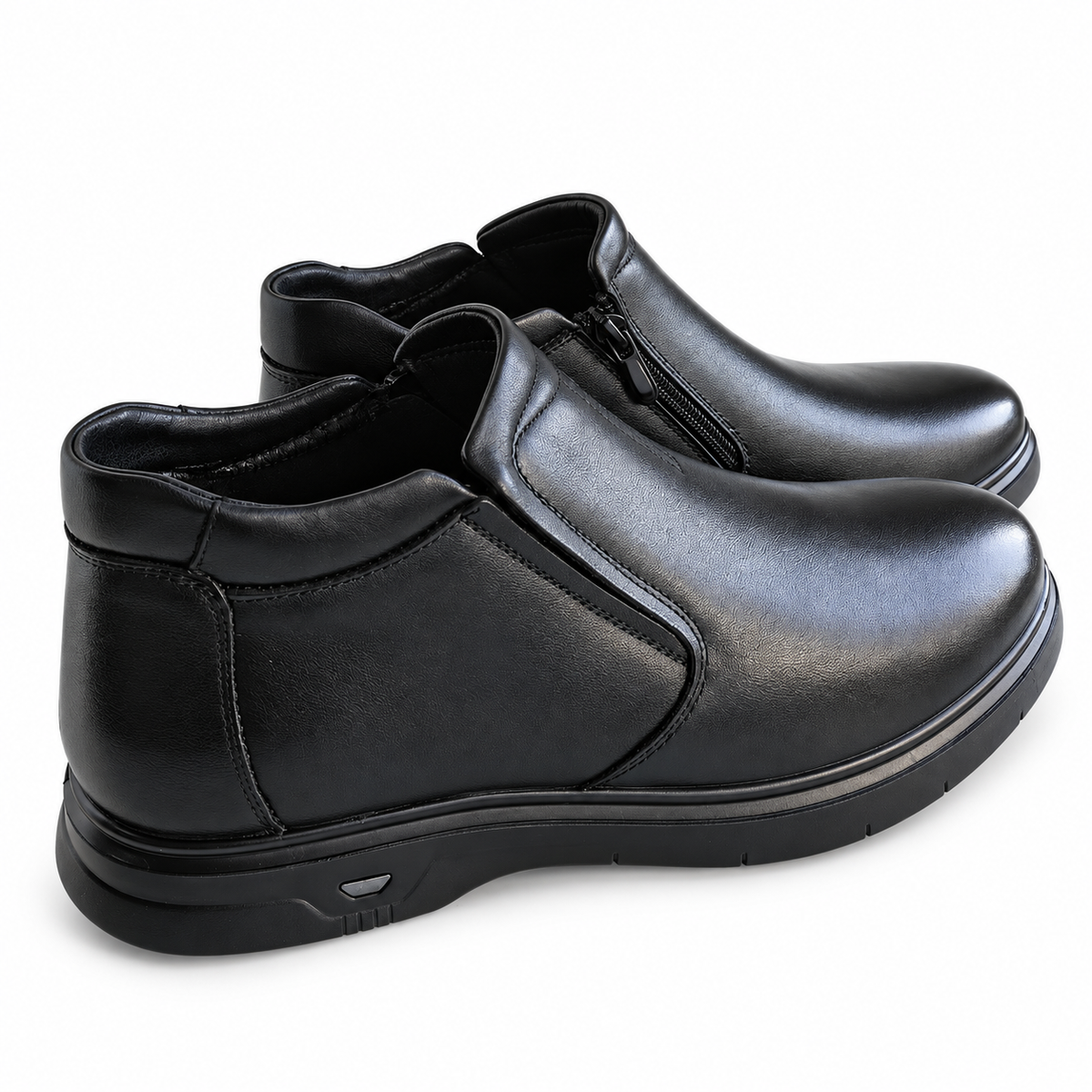 GHETE CASUAL BARBATI MELS 107883 NEGRE - vedere 18/28