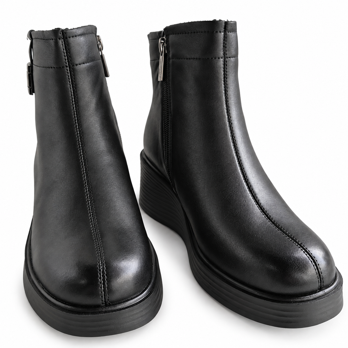 Ghete Casual Damă Pass 990008A Negru – vedere 17