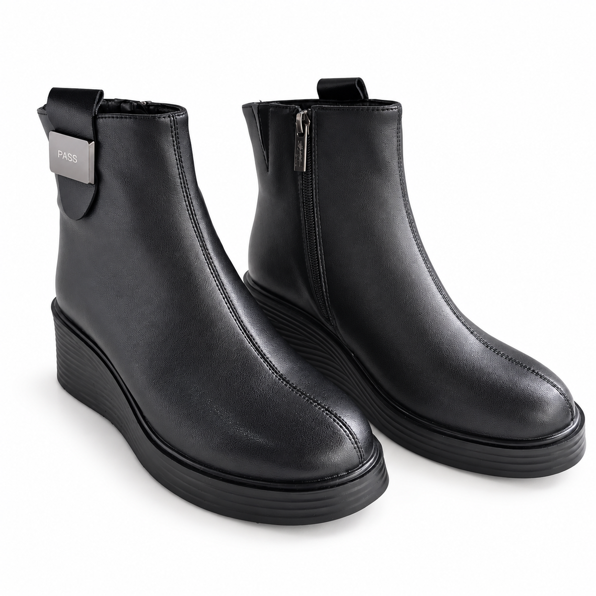 Ghete Casual Damă Pass WB90001A Negru - vedere 18/23
