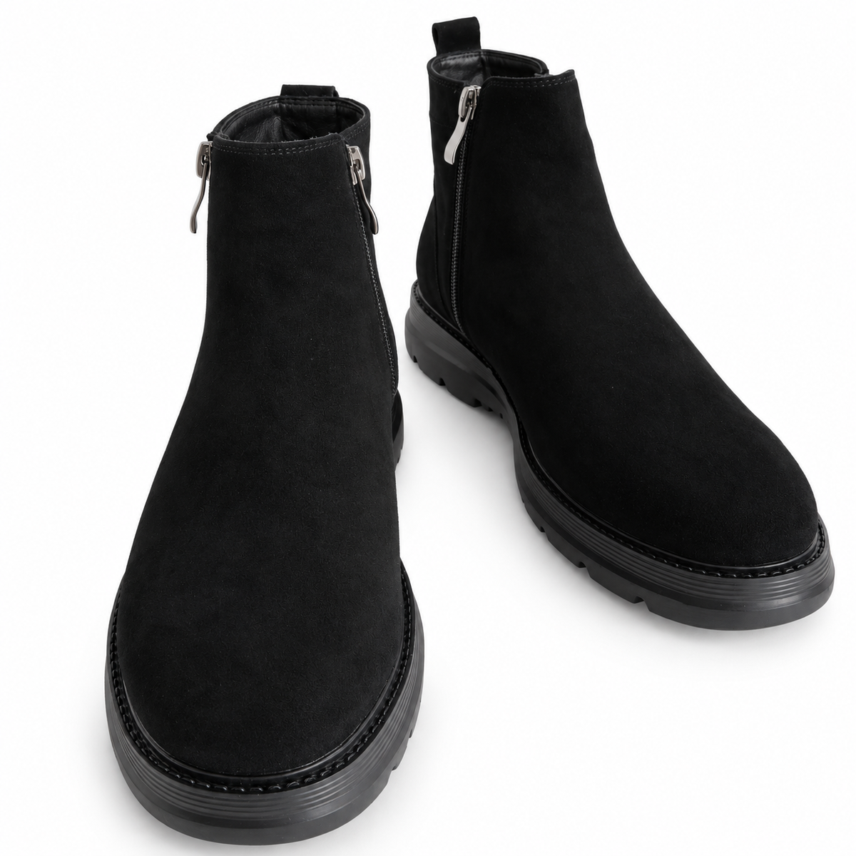 Ghete Casual Bărbați Eldemas Z190360-1C Negru – vedere 17