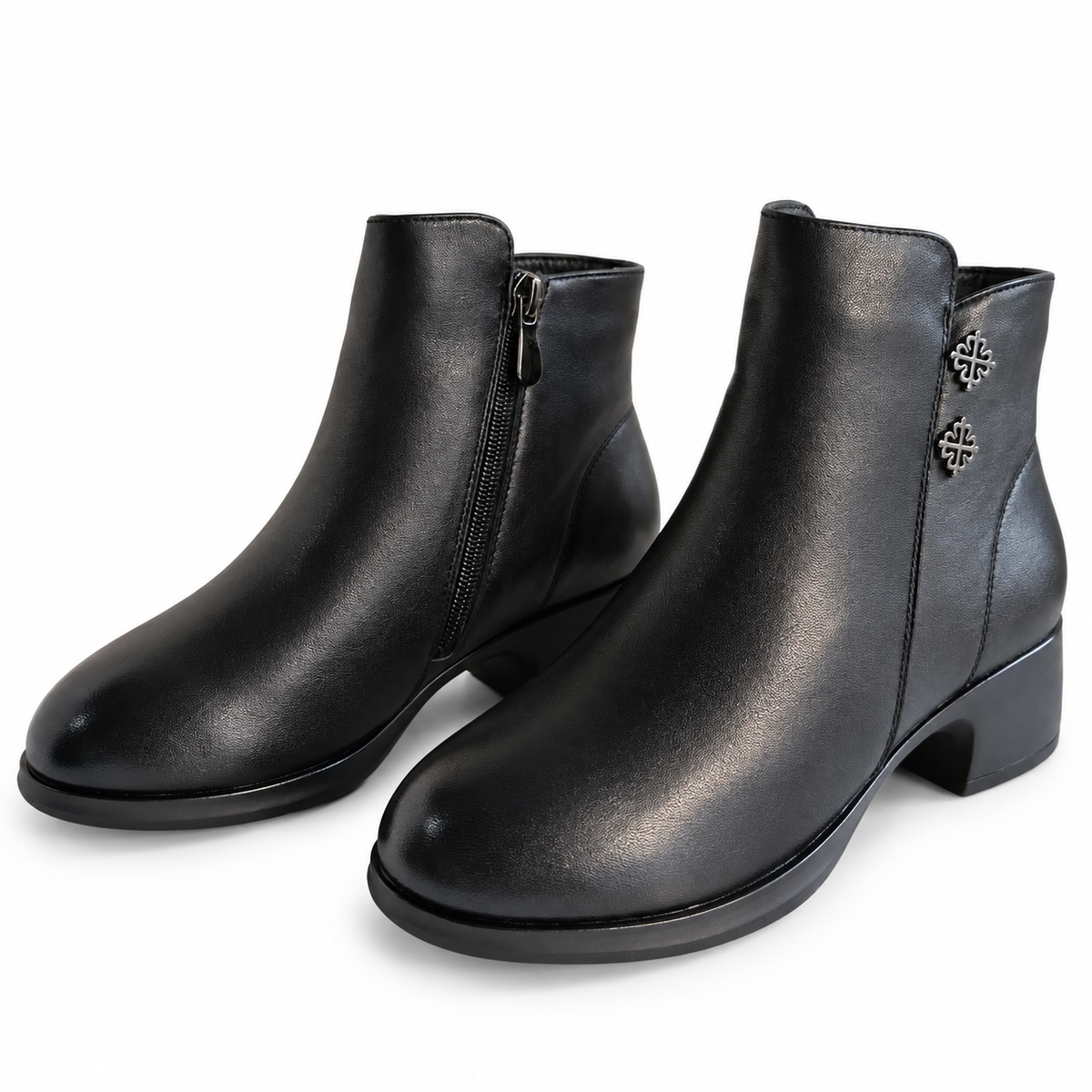Ghete Casual Damă Formazione 26122 Negru – vedere 17