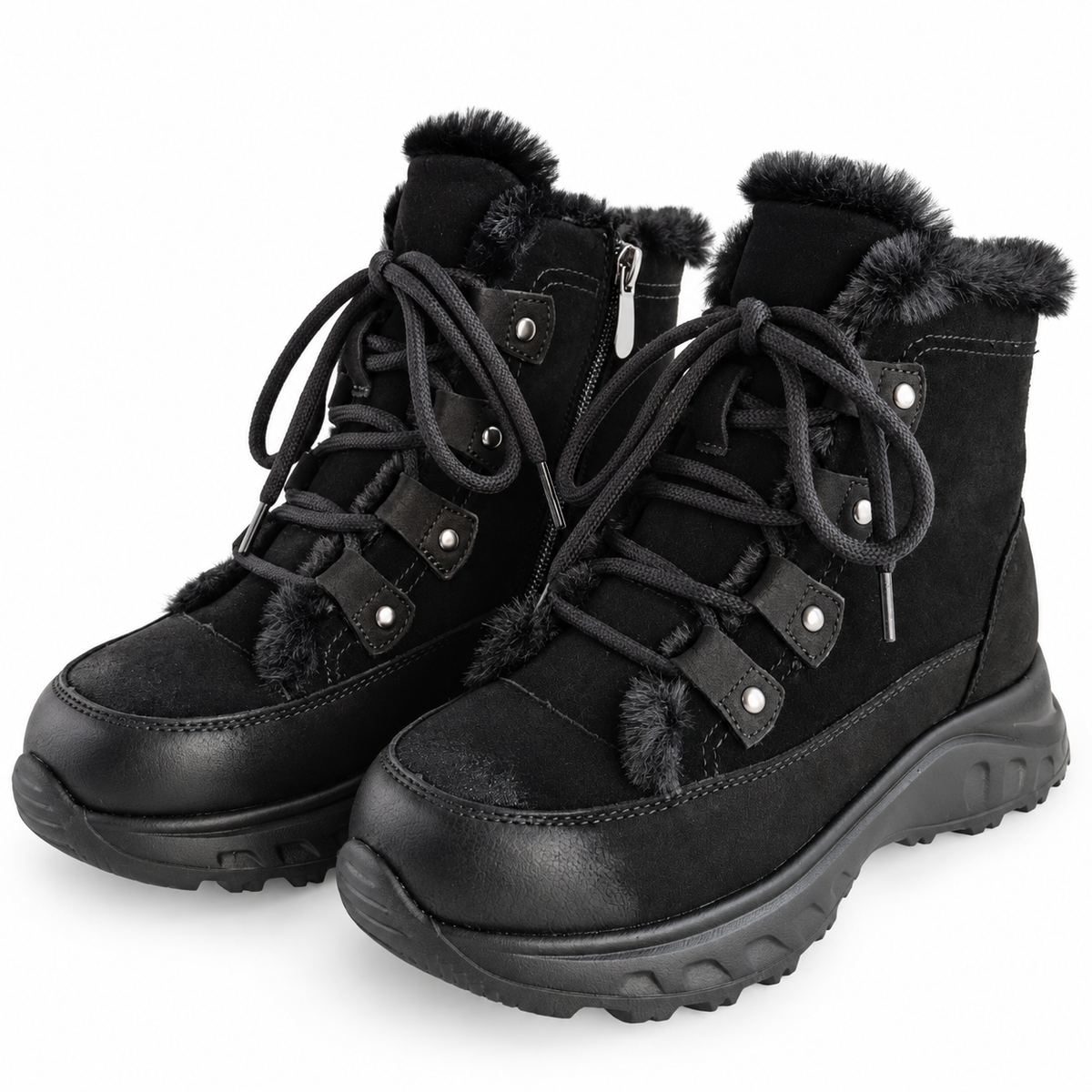 Ghete Casual Damă Franco Gerardo 3602 Negru – vedere 17