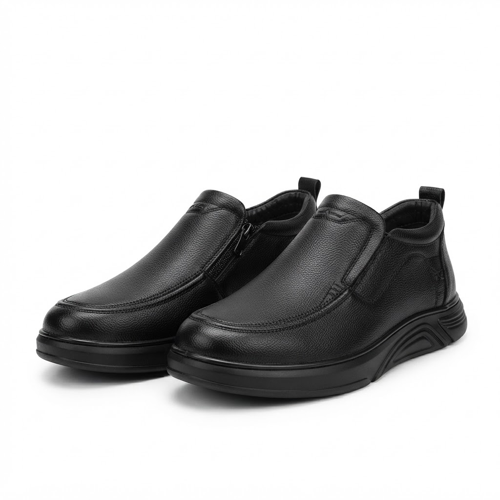 Ghete Casual Bărbați Mels M18012 Negru – vedere 18