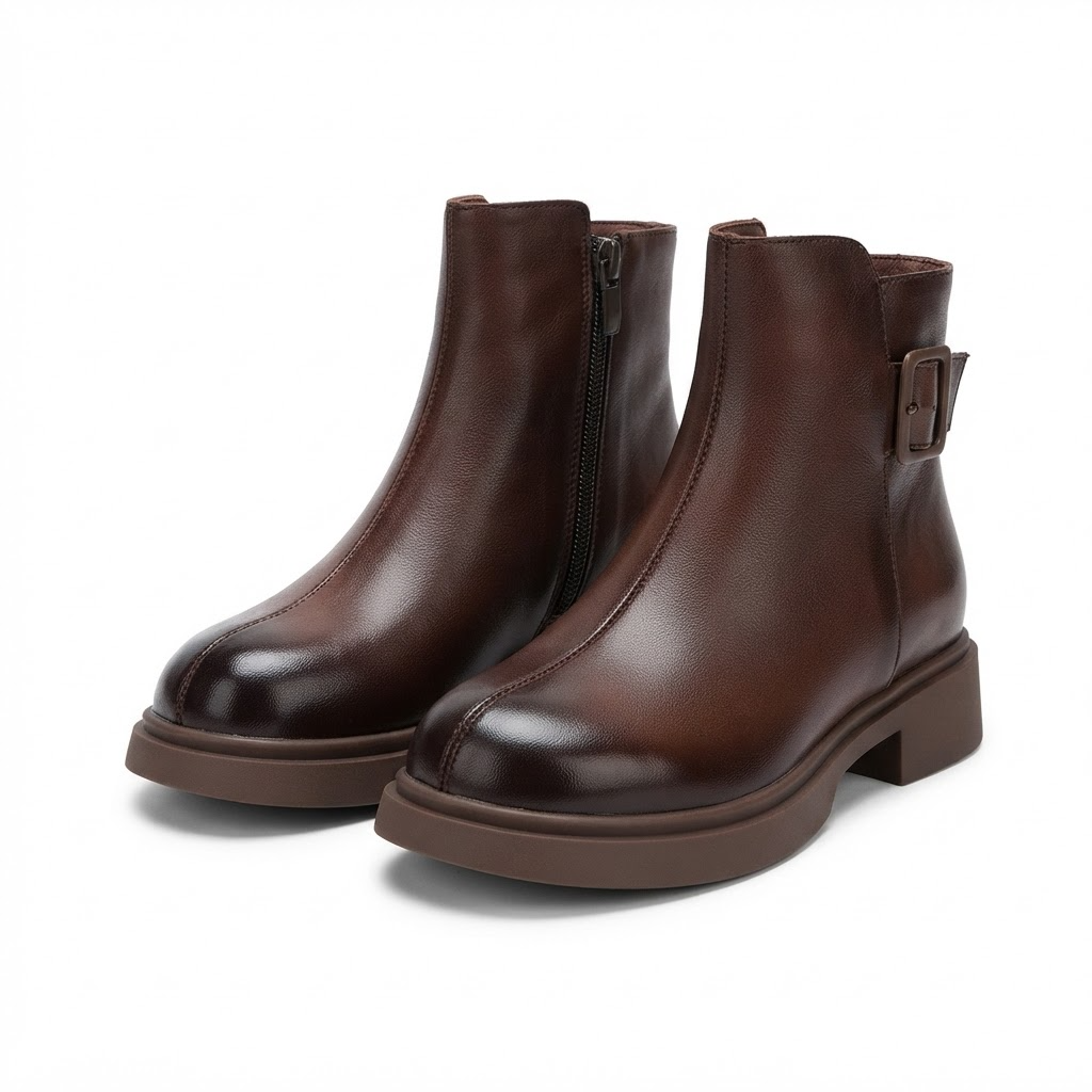 Ghete Casual Damă Formazione M5293 Maro – vedere 18