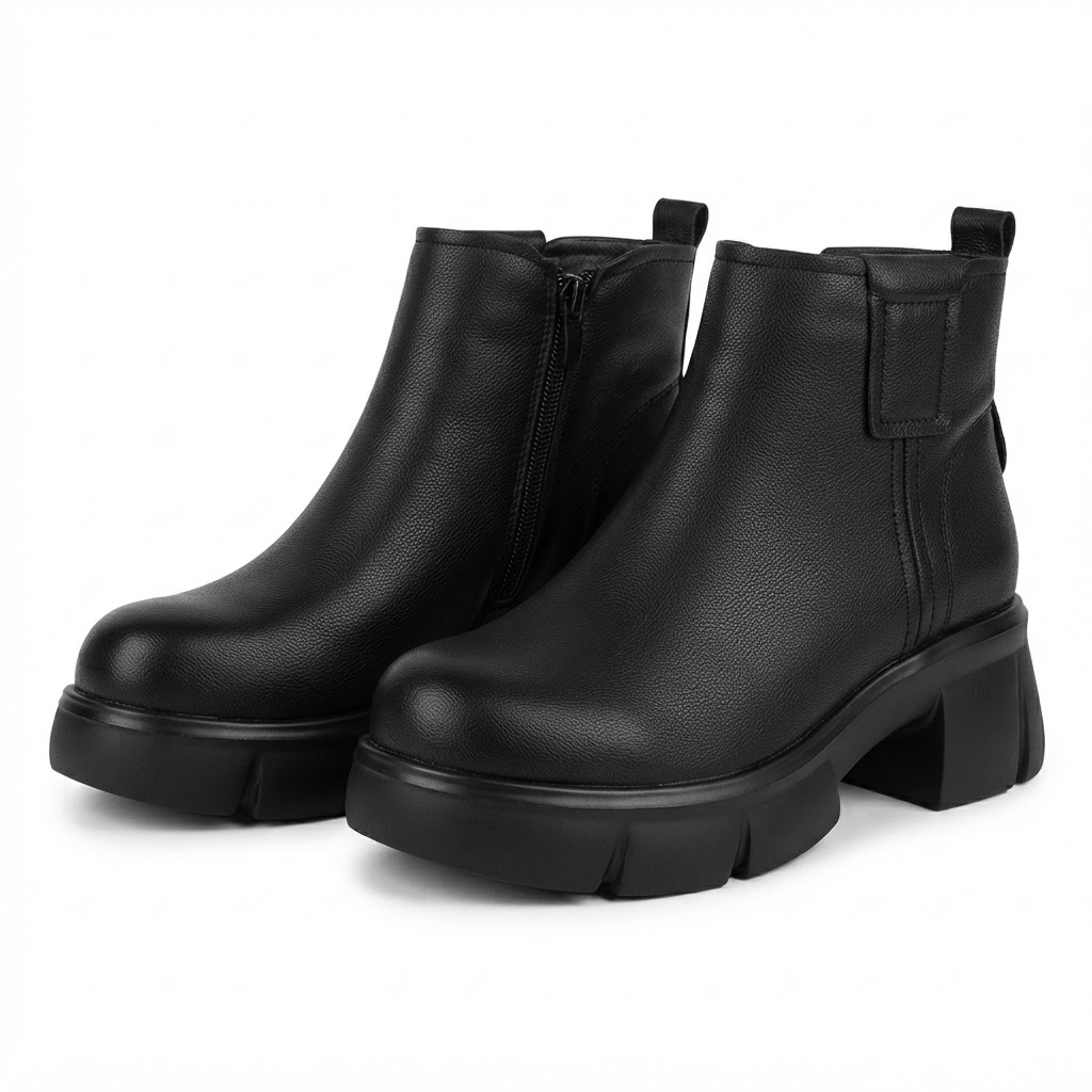 Ghete Casual Damă Formazione 9257 Negru – vedere 18