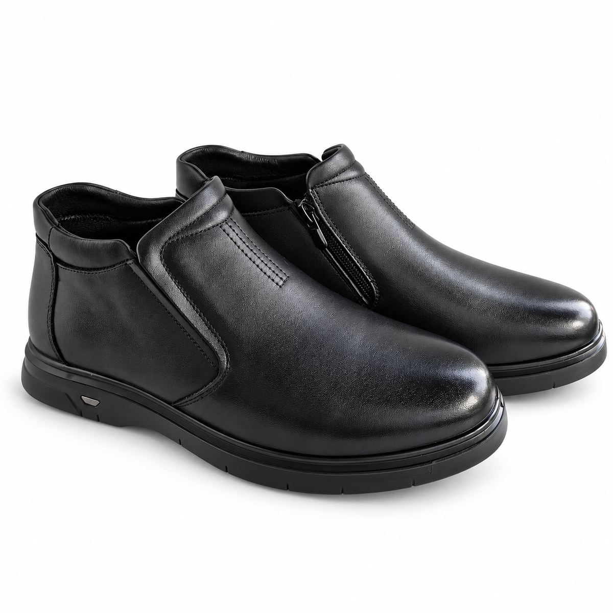 GHETE CASUAL BARBATI MELS 107883 NEGRE - vedere 19/28