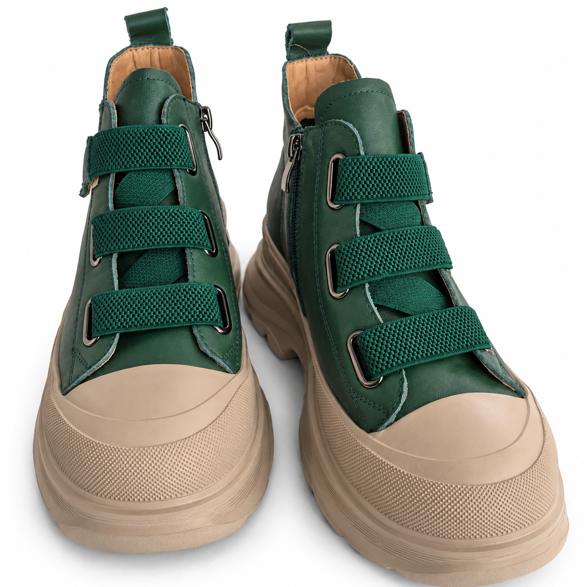 Ghete Casual Damă Franco Gerardo 66082 Verde – vedere 18