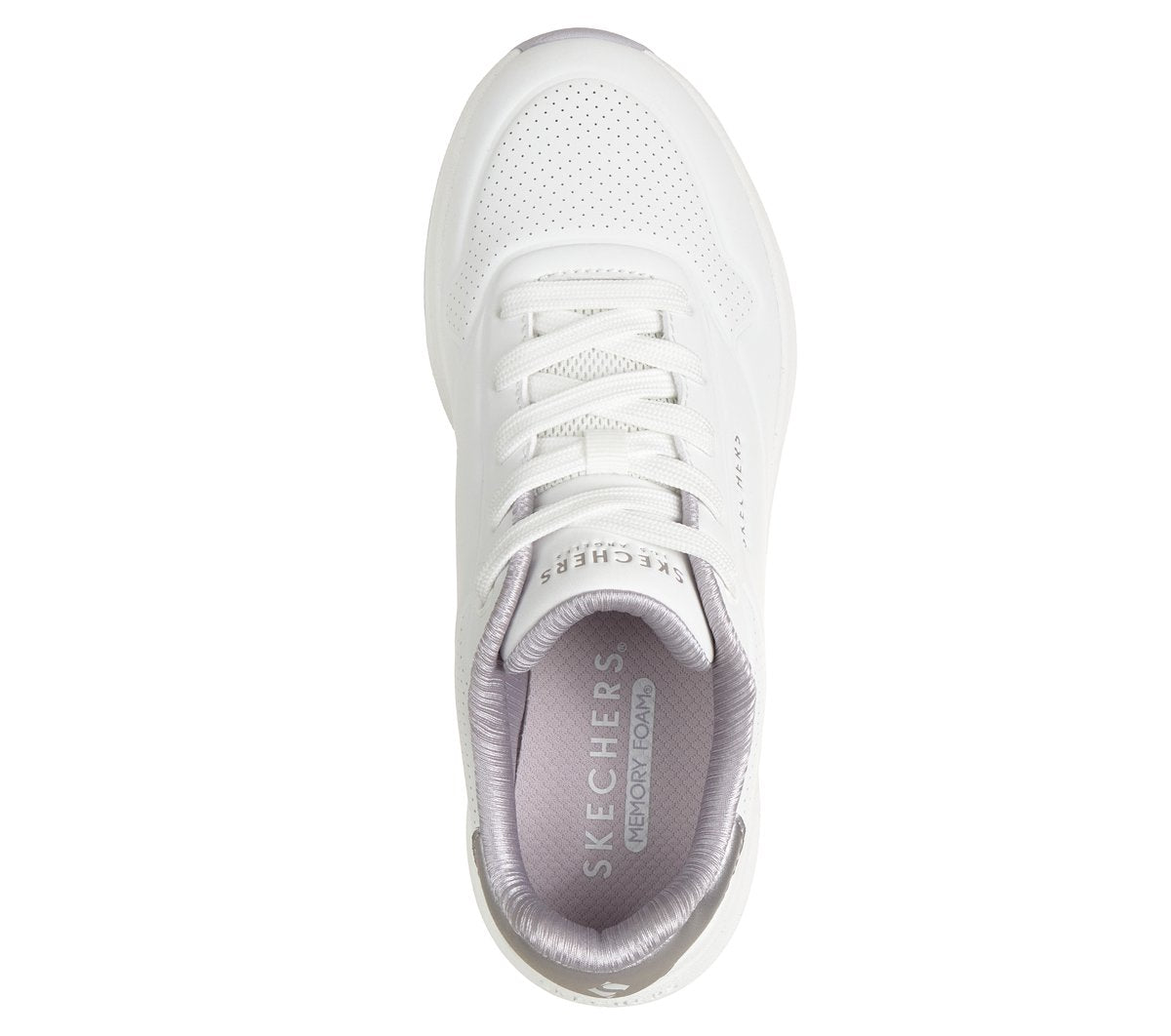 Pantofi Sport Damă Skechers 190265 Alb/Lavandă - imagine 6