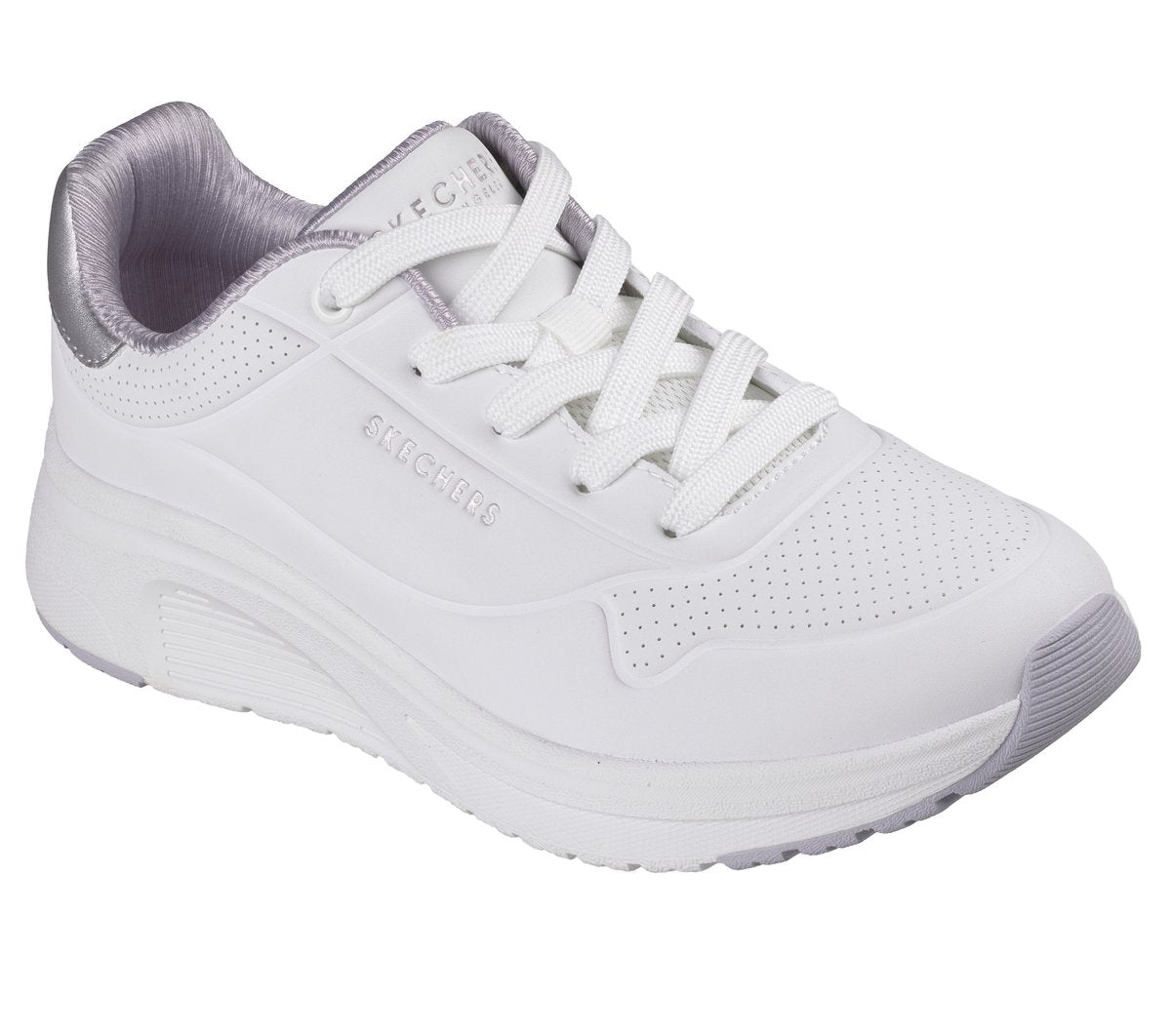 Pantofi Sport Damă Skechers 190265 Alb/Lavandă - imagine 4