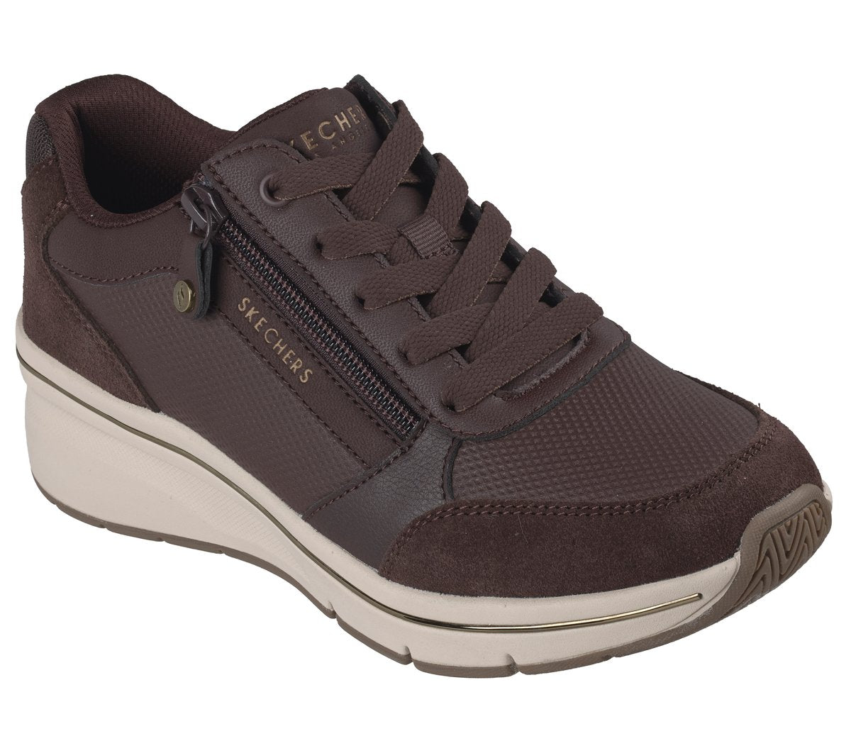 Pantofi Sport Damă Skechers 190370 Maro ciocolatiu - imagine 4
