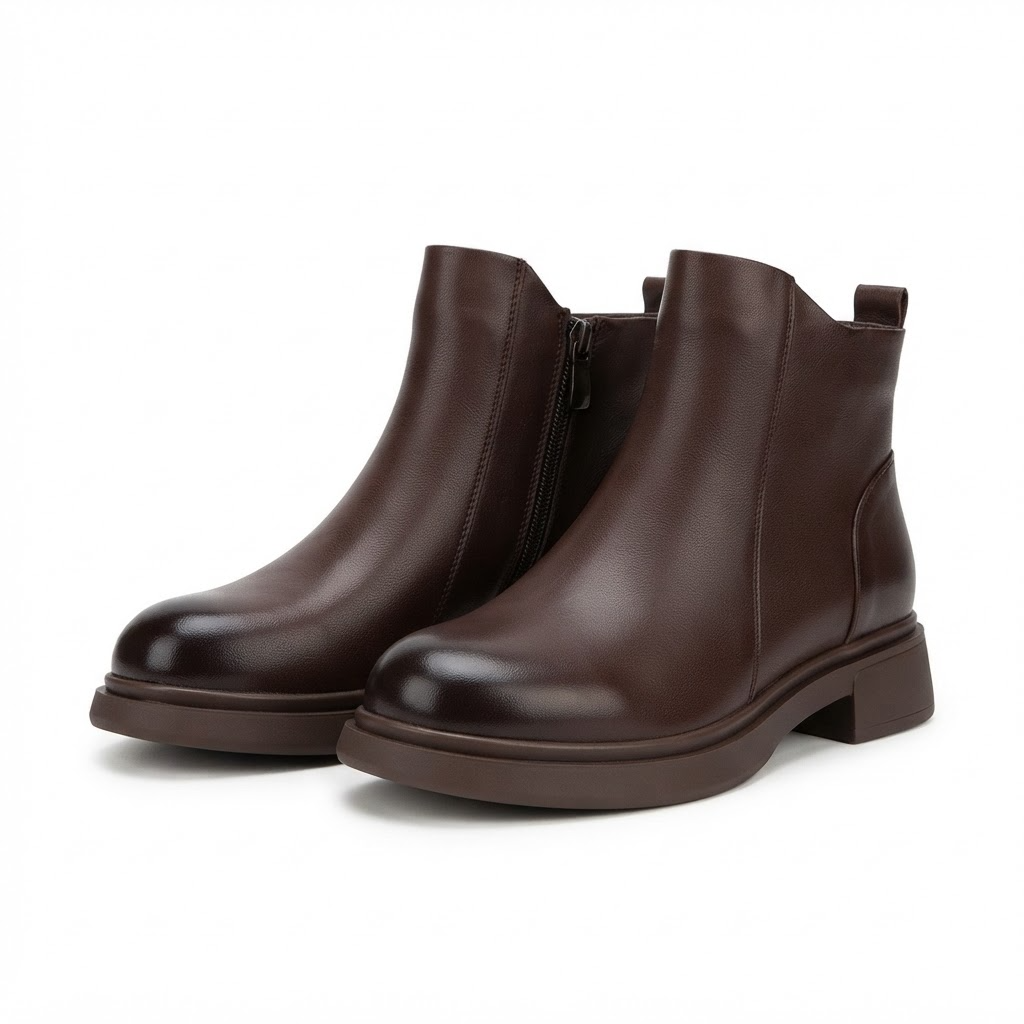 Ghete Casual Damă Formazione M5295 Maro – vedere 19