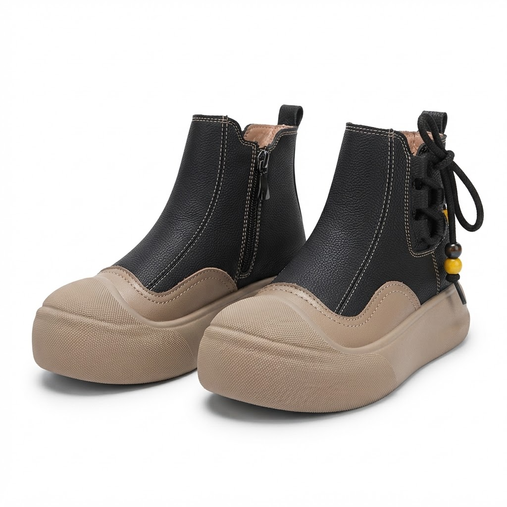Ghete Casual Damă Franco Gerardo X5019 Negru – vedere 19