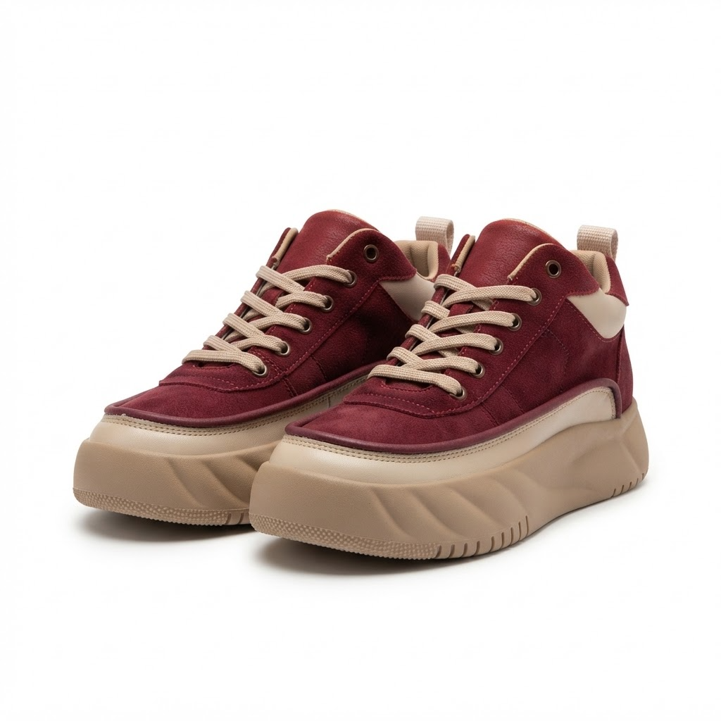 Pantofi Sport Damă Franco Gerardo 77038 Roșu – vedere 19