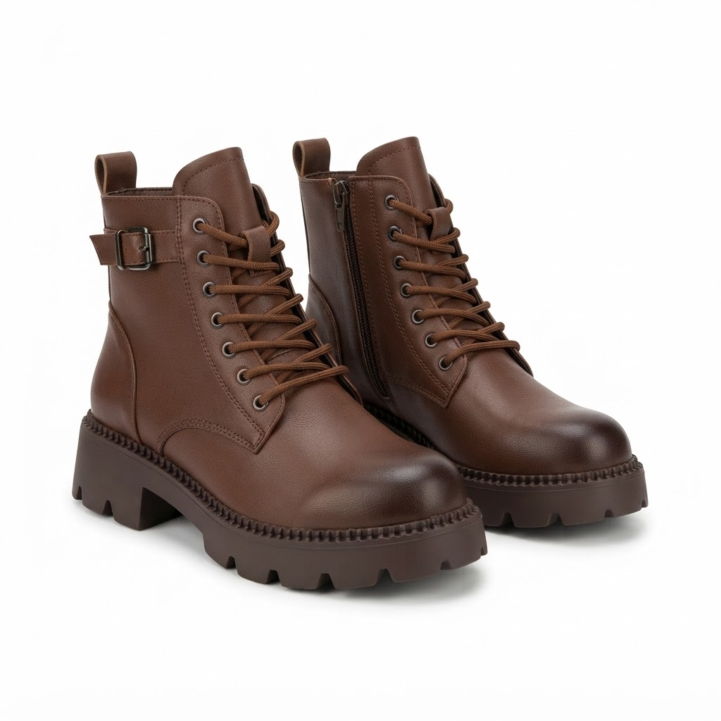 Ghete Casual Damă Formazione 8099 Maro – vedere 19