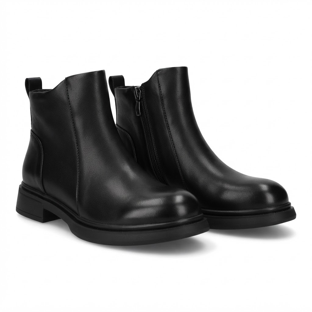 Ghete Casual Damă Formazione M5295 Negru – vedere 19