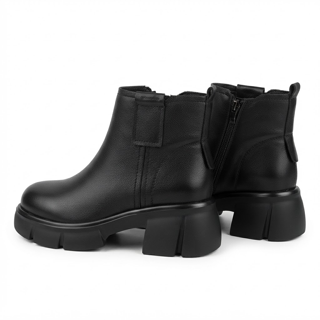 Ghete Casual Damă Formazione 9257 Negru – vedere 19