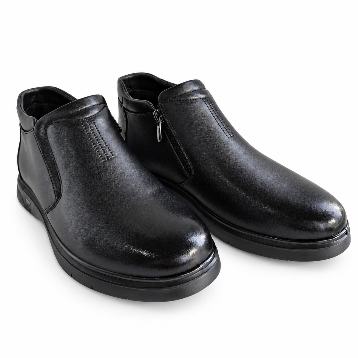 GHETE CASUAL BARBATI MELS 107883 NEGRE - vedere 20/28