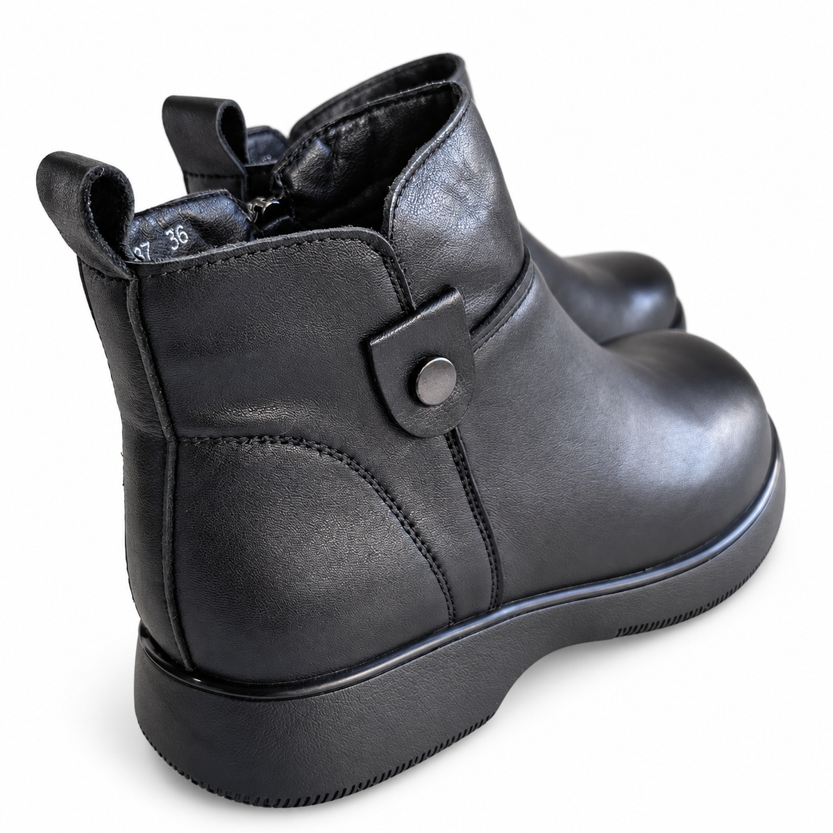 Ghete Casual Damă Formazione A8887 Negru - vedere 20/32