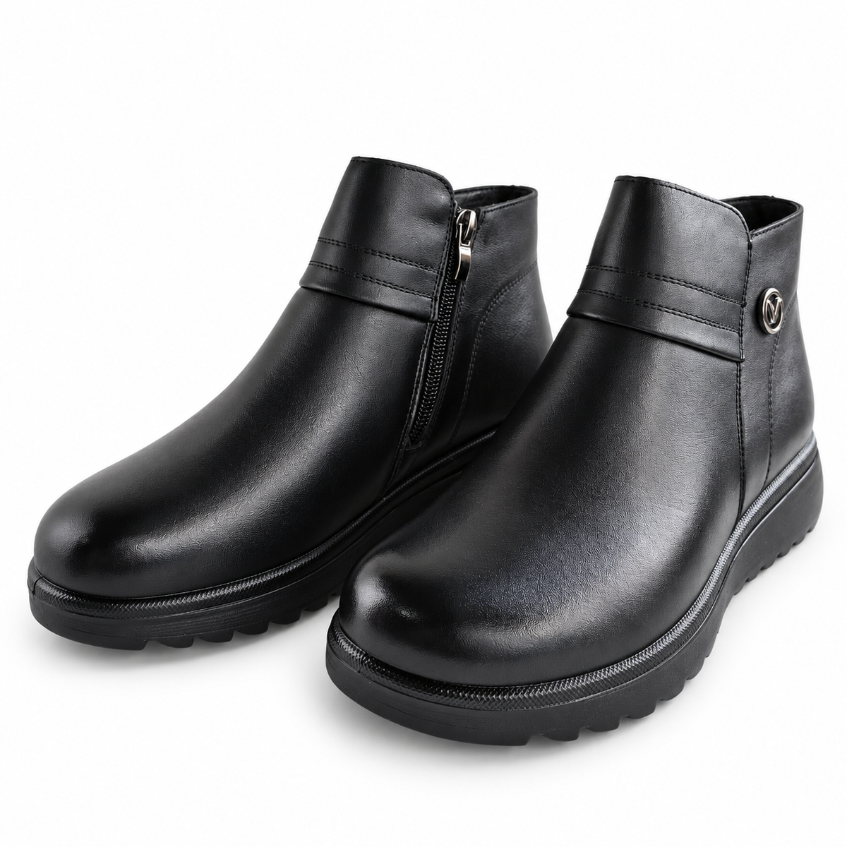 Ghete Casual Damă Formazione M8601 Negru - vedere 20/22