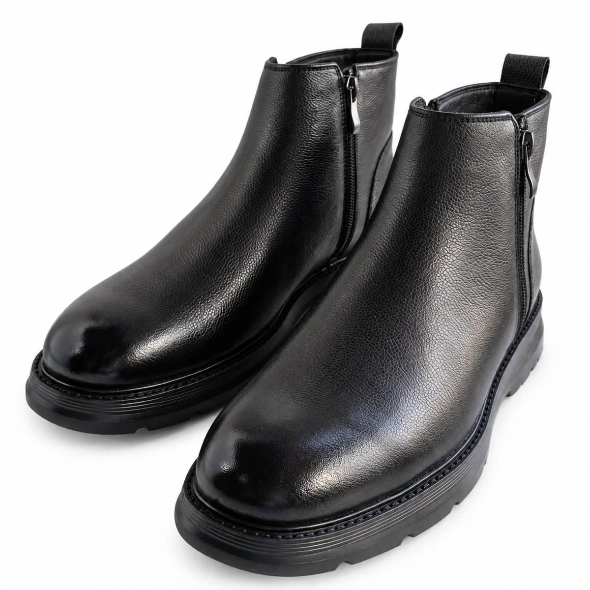 Ghete Casual Bărbați Eldemas Z190360-1 Negru – vedere 19