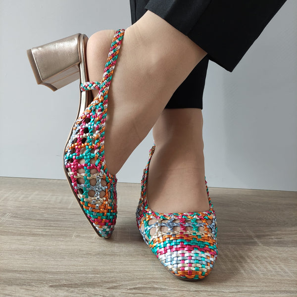 SANDALE ELEGANTE DAMA TAMARIS 29614-42 MULTICOLOR - imagine 3