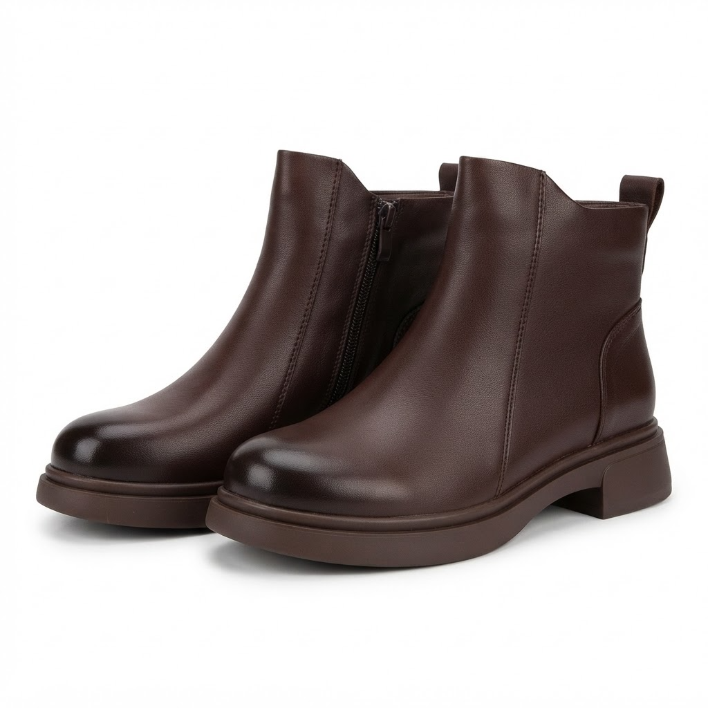 Ghete Casual Damă Formazione M5295 Maro – vedere 20