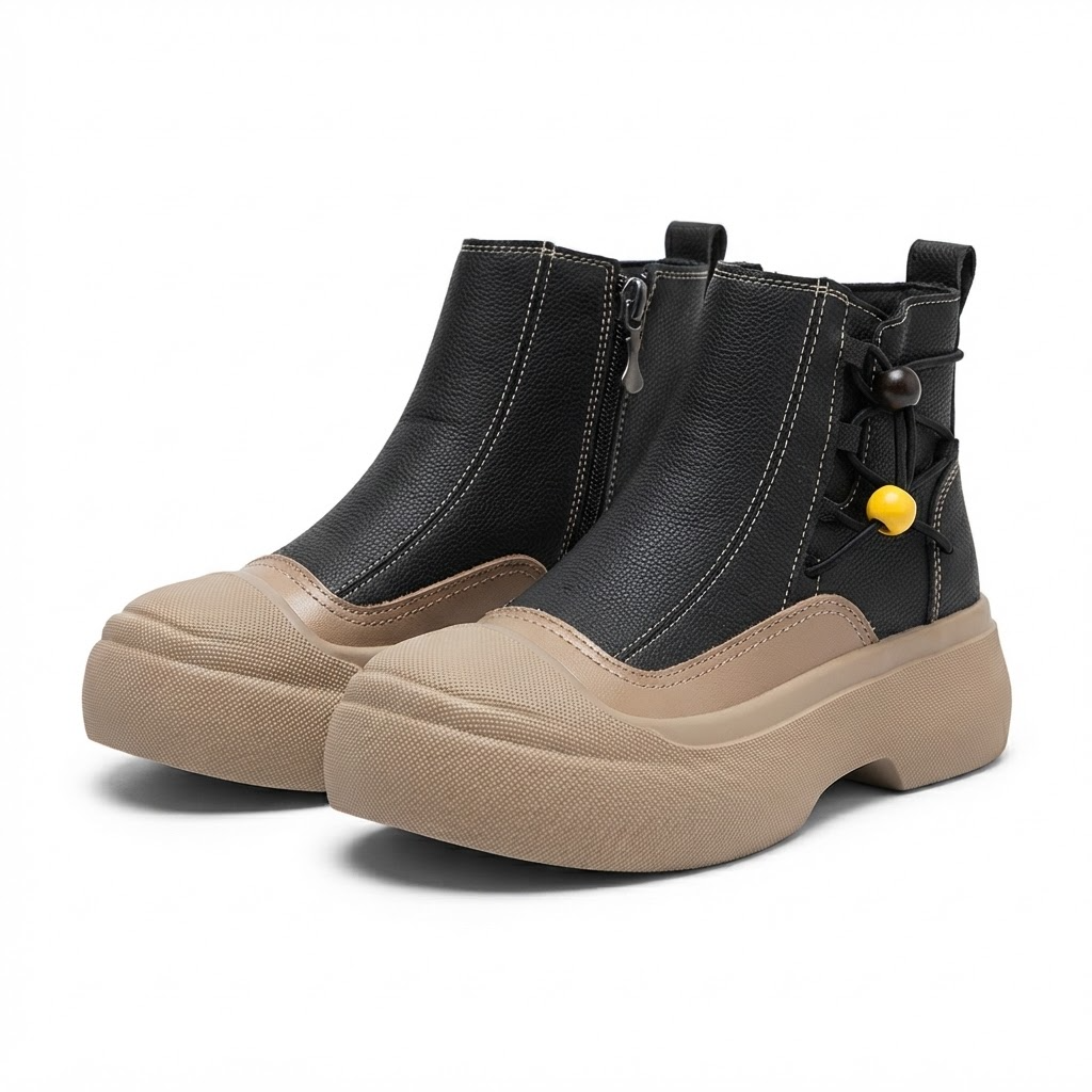 Ghete Casual Damă Franco Gerardo X5019 Negru – vedere 20