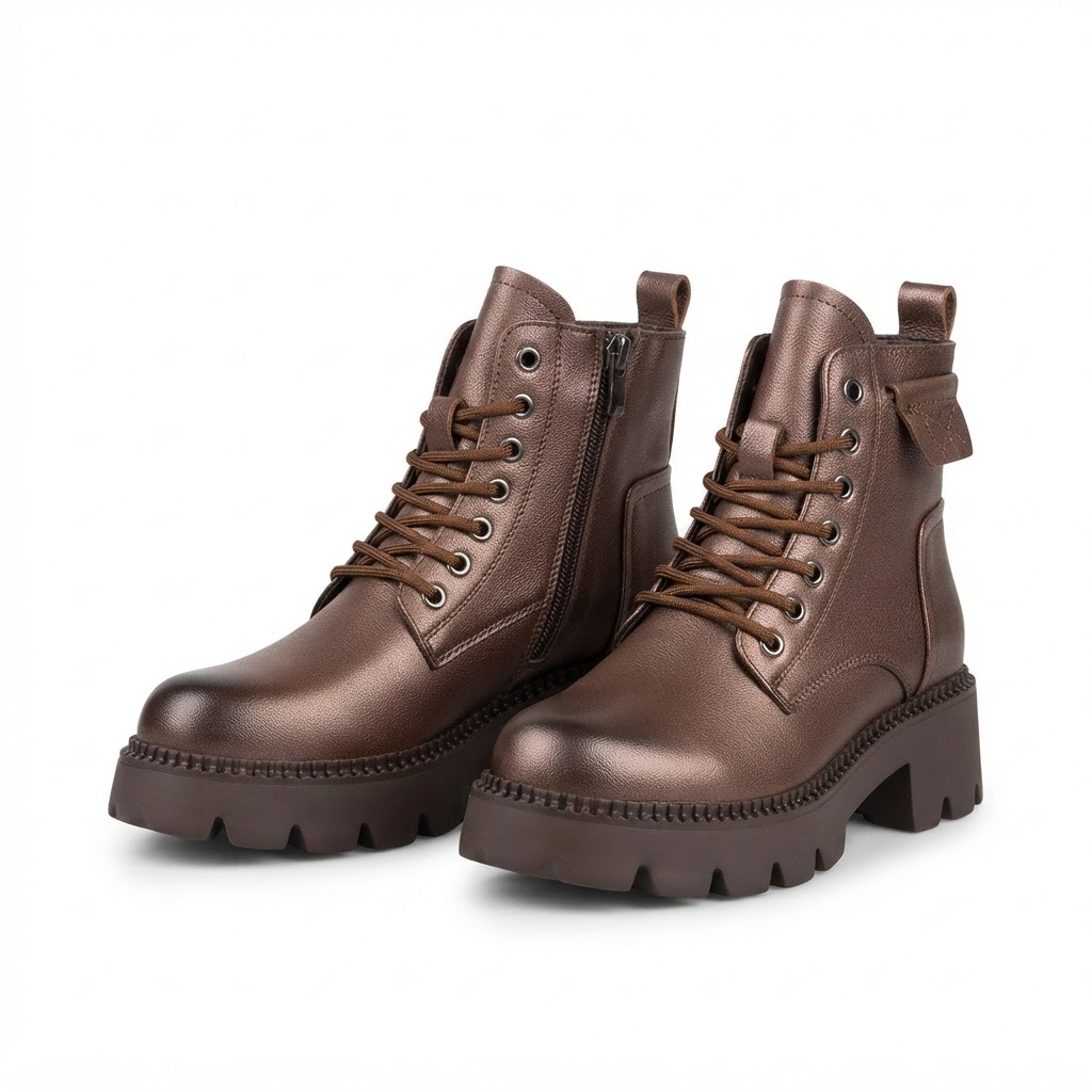 Ghete Casual Damă Formazione 8099 Maro – vedere 20