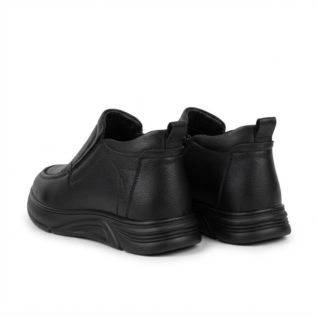 Ghete Casual Bărbați Mels M18012 Negru – vedere 20