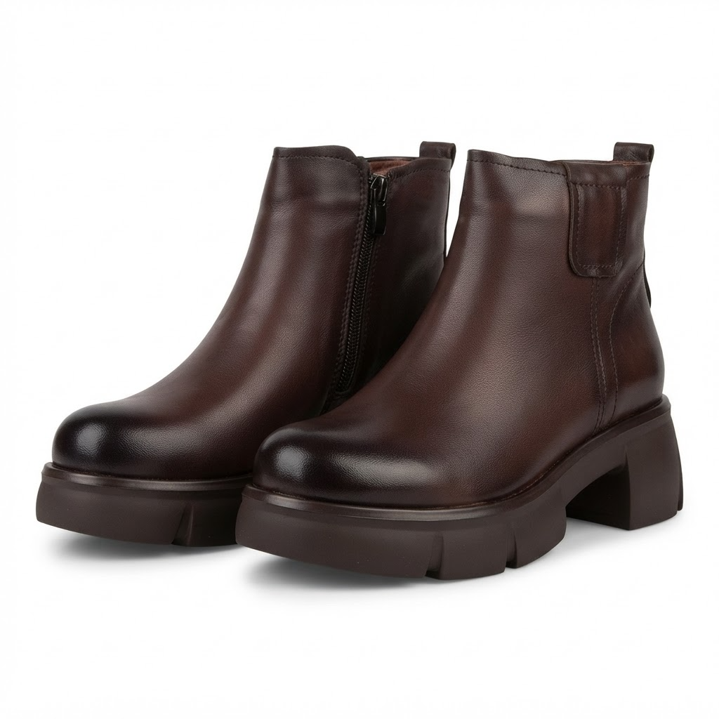 Ghete Casual Damă Formazione 9257 Maro – vedere 20