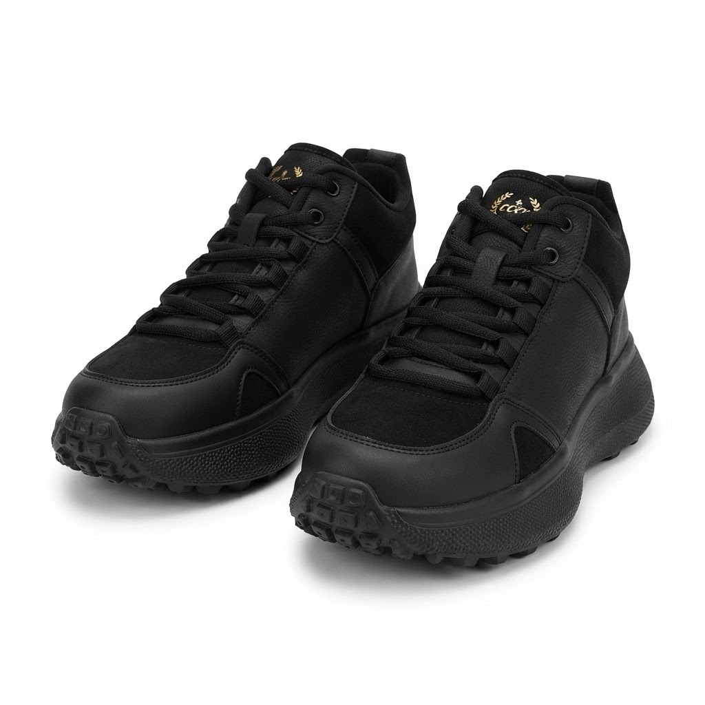 Ghete Casual Damă Franco Gerardo 6682-2 Negru – vedere 20