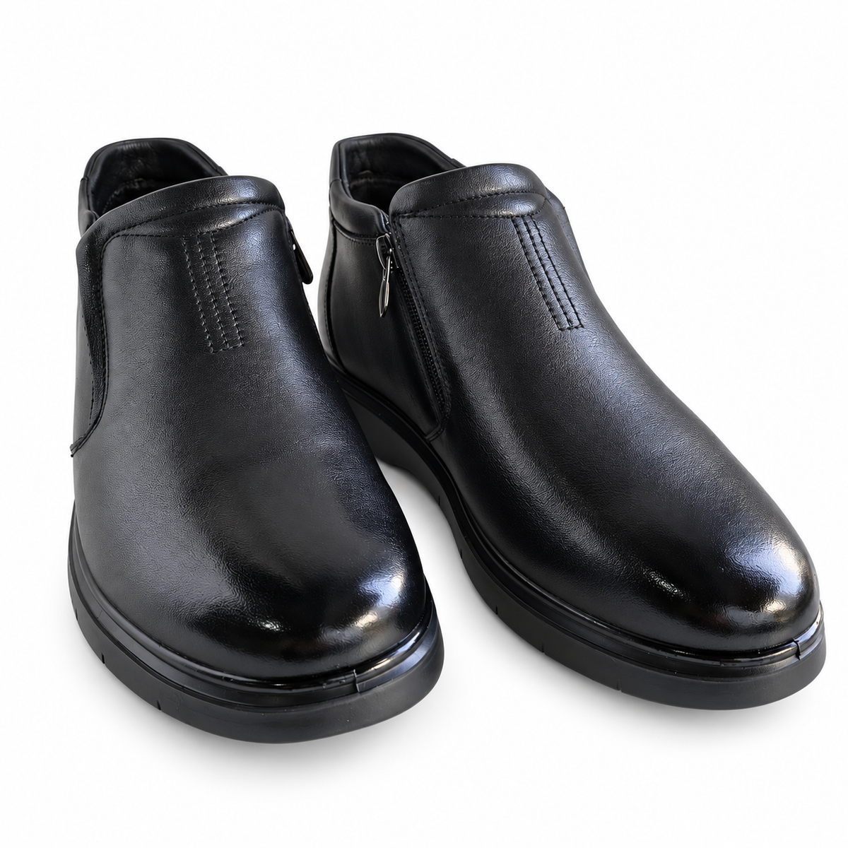 GHETE CASUAL BARBATI MELS 107883 NEGRE - vedere 21/28