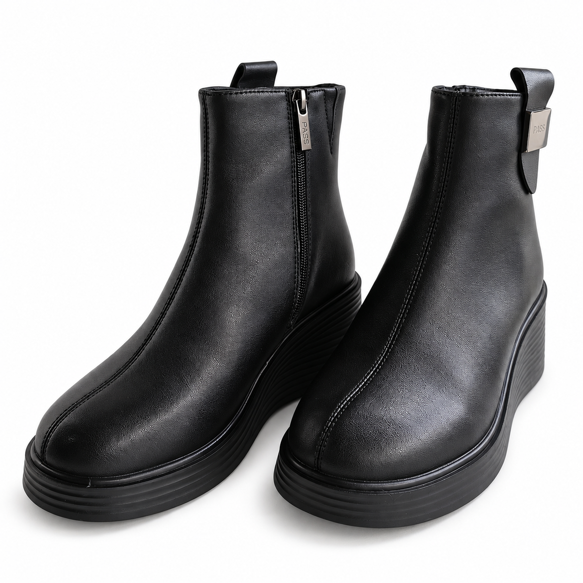 Ghete Casual Damă Pass WB90001A Negru - vedere 21/23