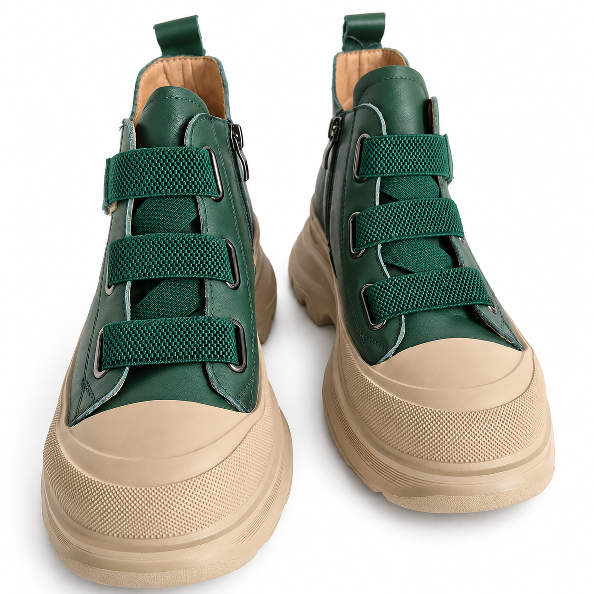 Ghete Casual Damă Franco Gerardo 66082 Verde – vedere 20