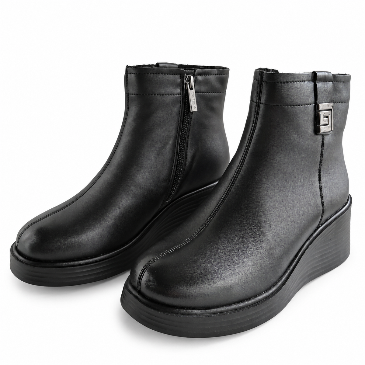 Ghete Casual Damă Pass 990008A Negru – vedere 21