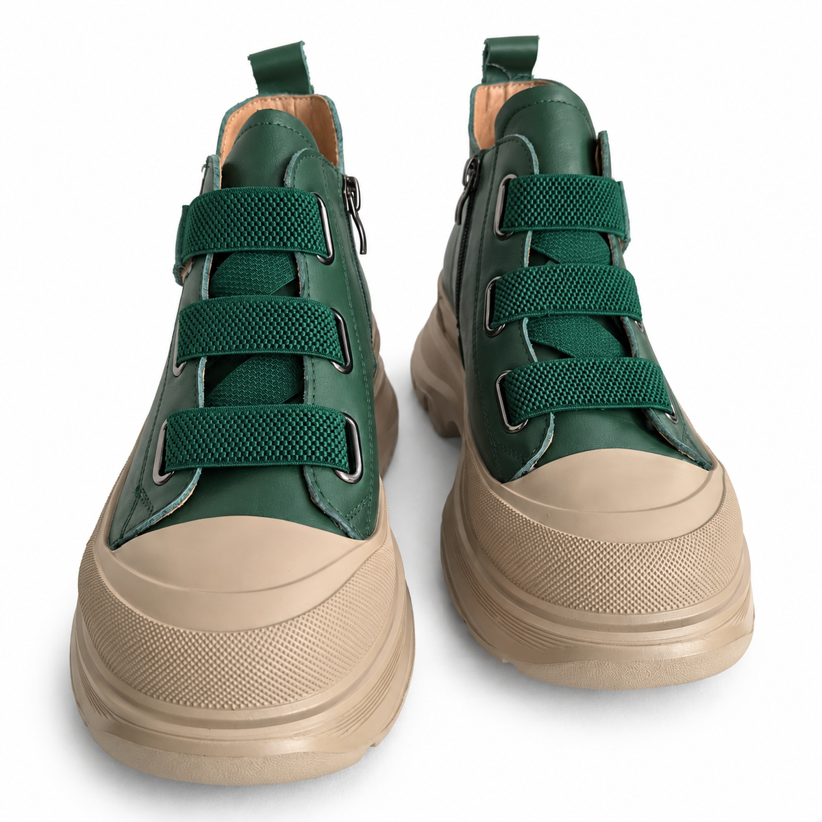 Ghete Casual Damă Franco Gerardo 66082 Verde – vedere 21