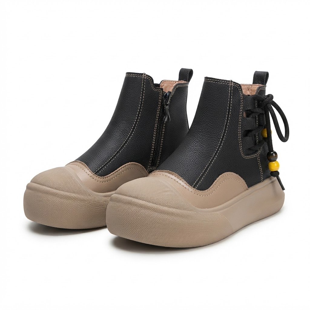 Ghete Casual Damă Franco Gerardo X5019 Negru – vedere 22