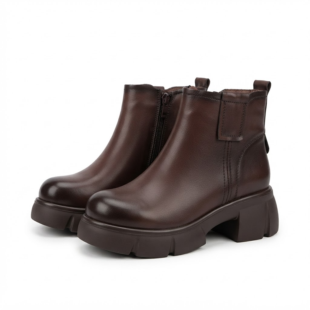 Ghete Casual Damă Formazione 9257 Maro – vedere 22