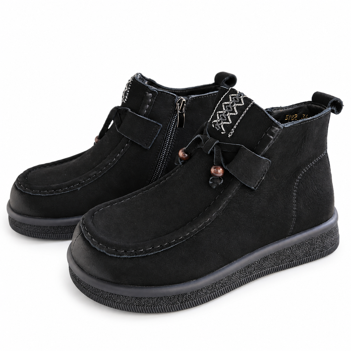 Ghete Casual Damă Franco Gerardo 5782 Negru - vedere 24/25
