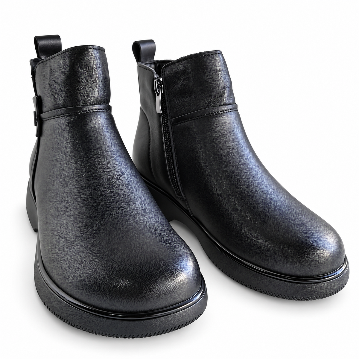 Ghete Casual Damă Formazione A8887 Negru - vedere 24/32