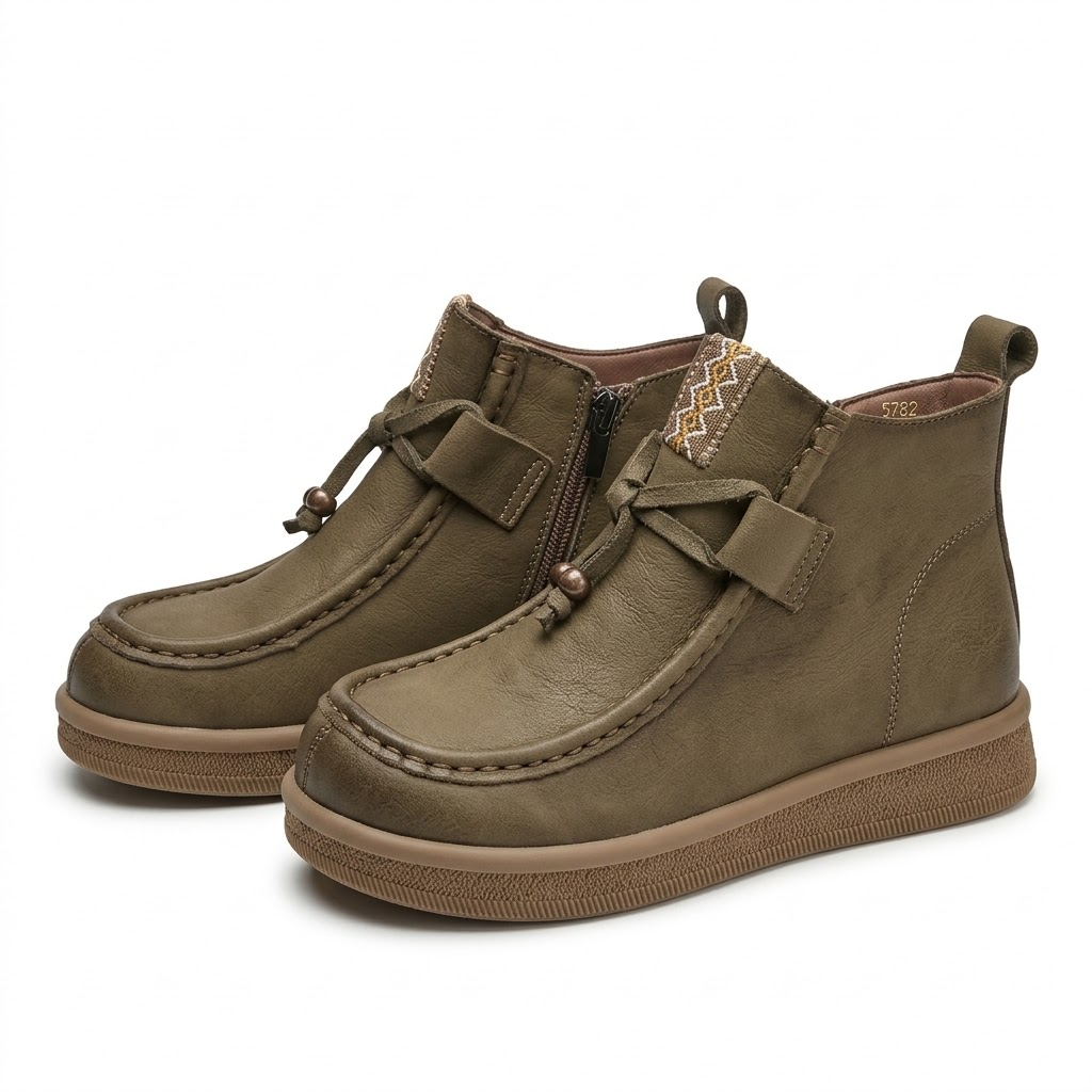 Ghete Casual Damă Franco Gerardo 5782 Verde – vedere 25