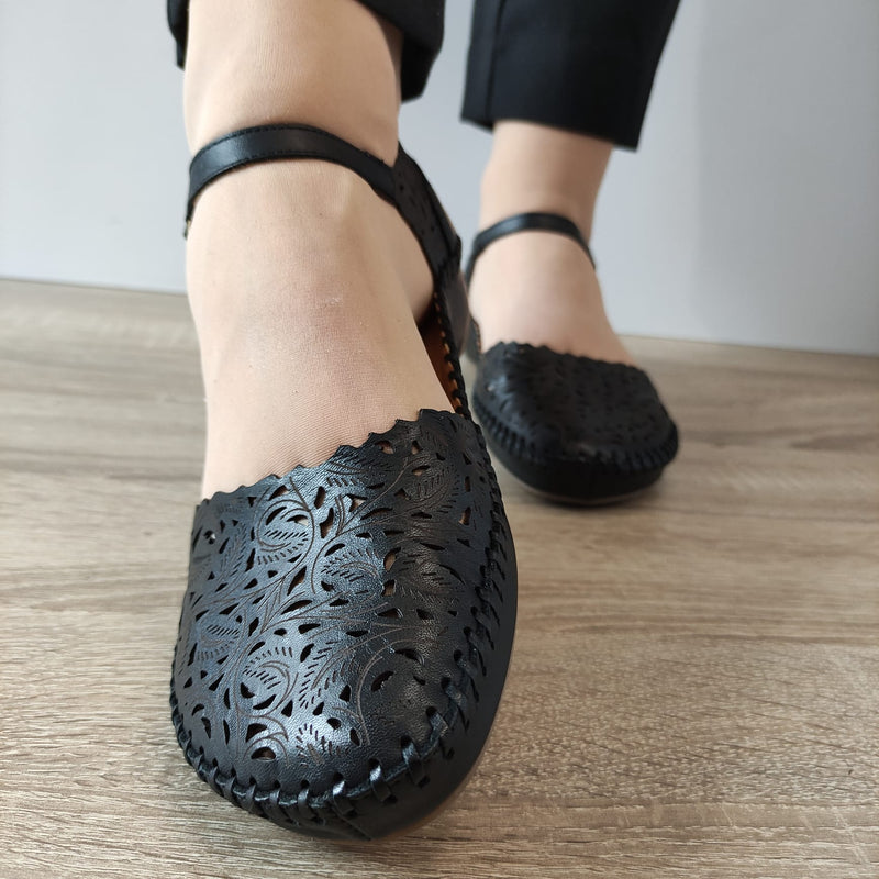 SANDALE CASUAL DAMA PIKOLINOS 655-0906 NEGRE - imagine 5