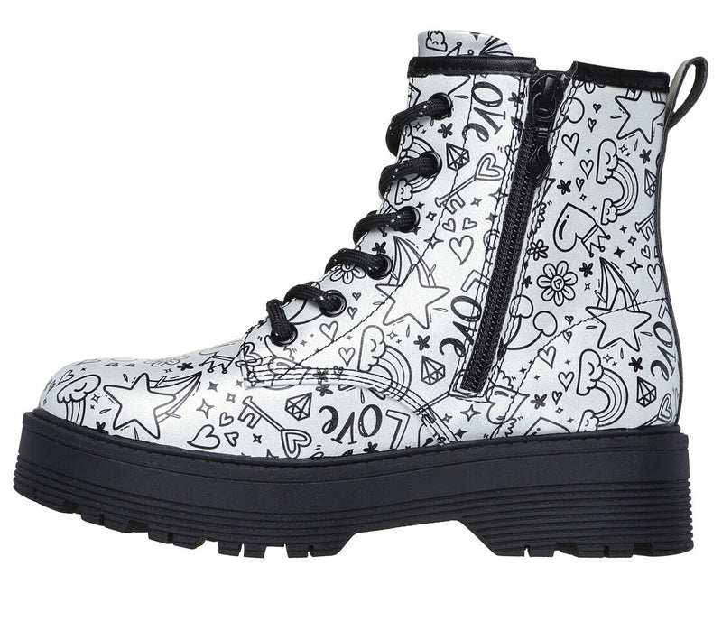 GHETE COPII SKECHERS 30348L SLBK - imagine 5