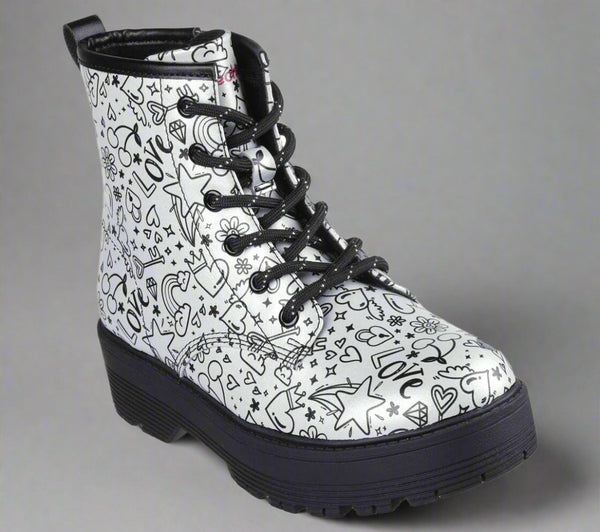 GHETE COPII SKECHERS 30348L SLBK - imagine 2