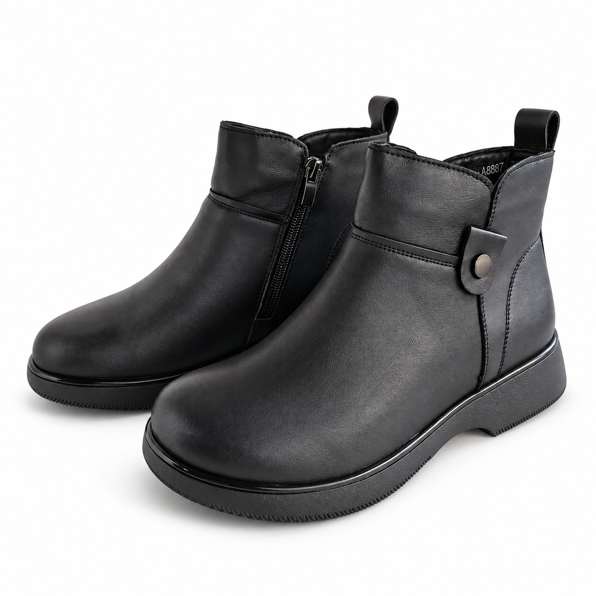 Ghete Casual Damă Formazione A8887 Negru - vedere 31/32