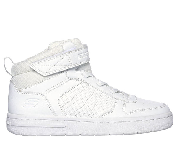 GHETE SPORT COPII SKECHERS 405633 WHT - imagine 3