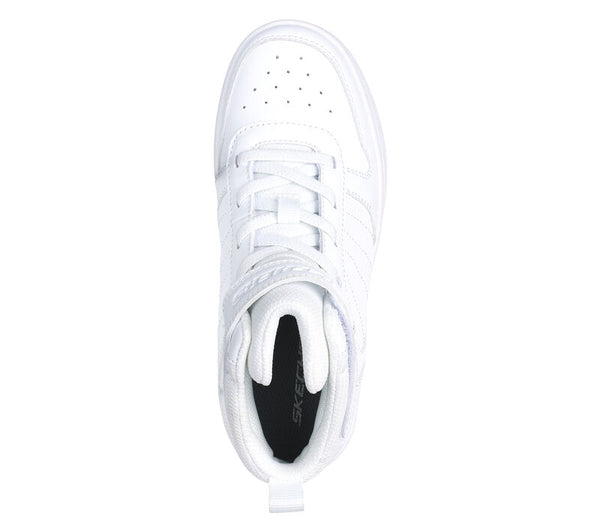 GHETE SPORT COPII SKECHERS 405633 WHT - imagine 4